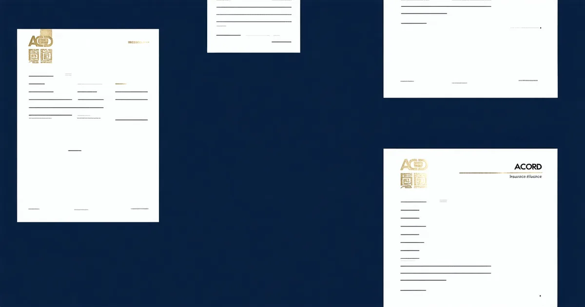 ACORD insurance forms electronic intake
