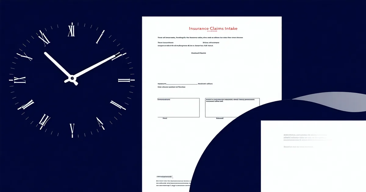 Insurance claims FNOL turnaround time benchmarks